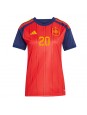 Spanien Pedri Gonzalez #20 Heimtrikot für Frauen WM 2026 Kurzarm Spanien Pedri Gonzalez #20 Heimtrikot für Frauen WM 2026 Kurzarm